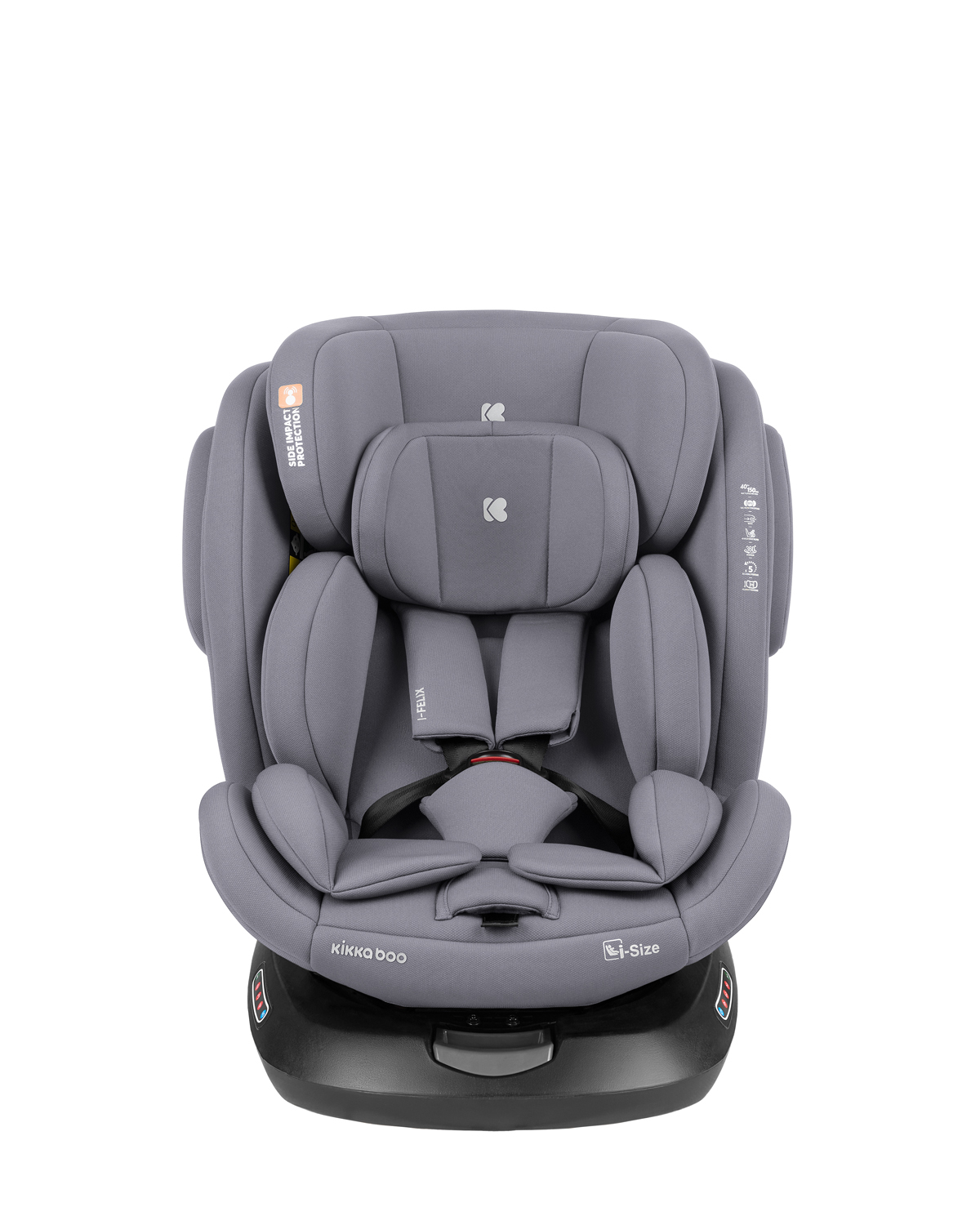 Silla de coche 40-150 cm i-Felix i-SIZE Gris Claro