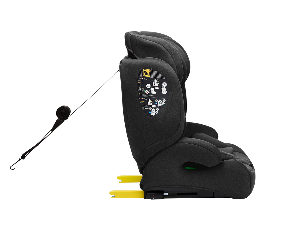 Silla de coche 76-150 cm i-Bronn i-SIZE Negro