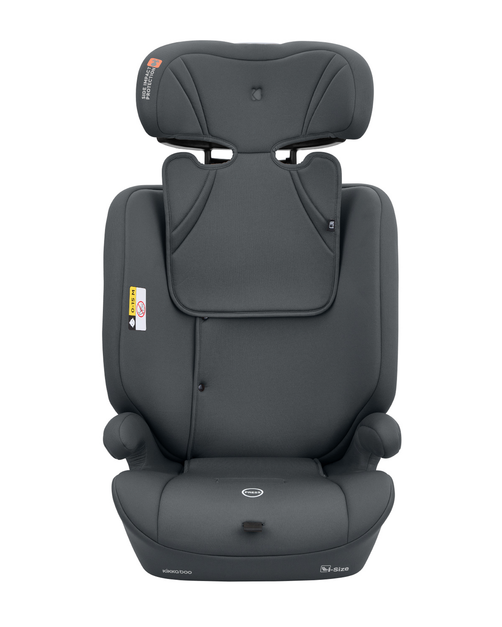 Silla de coche 76-150 cm i-Flow i-SIZE Gris