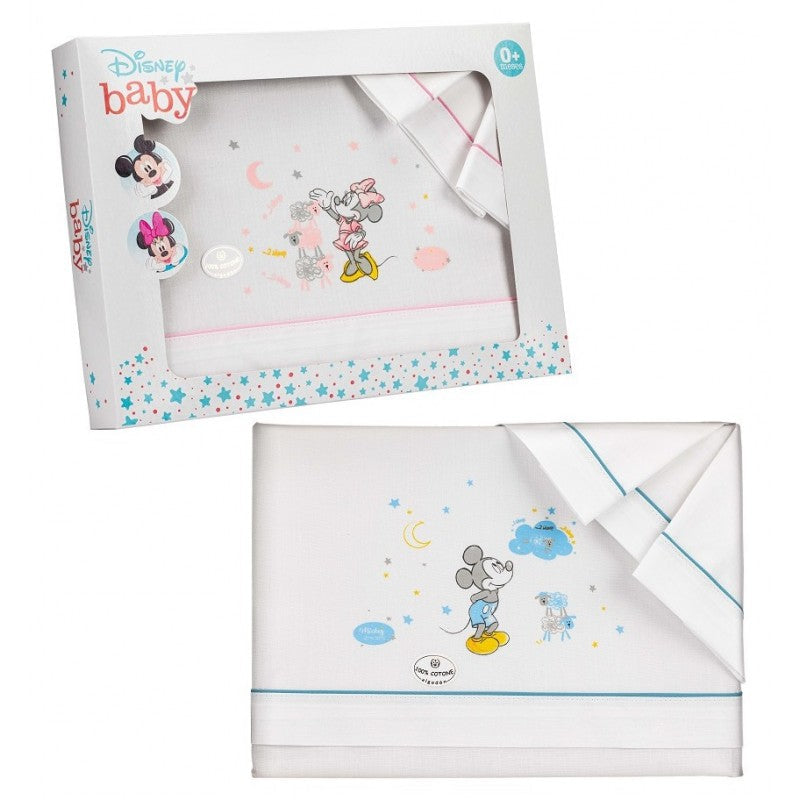 Juego de Sabanas Disney MINI-CUNA Azul