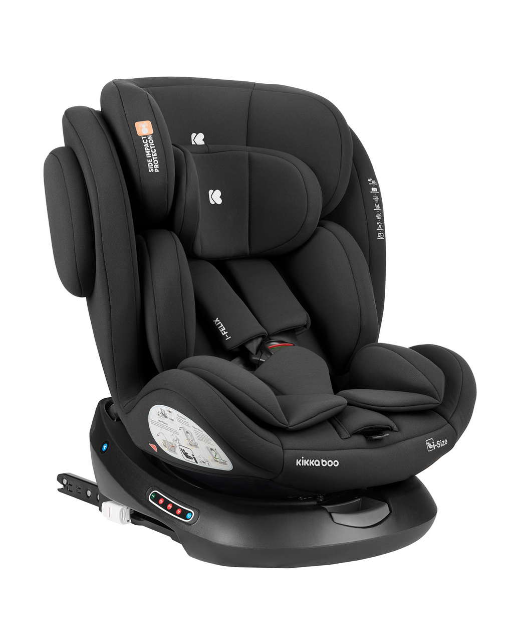 Silla de coche 40-150 cm i-Felix i-SIZE Negro