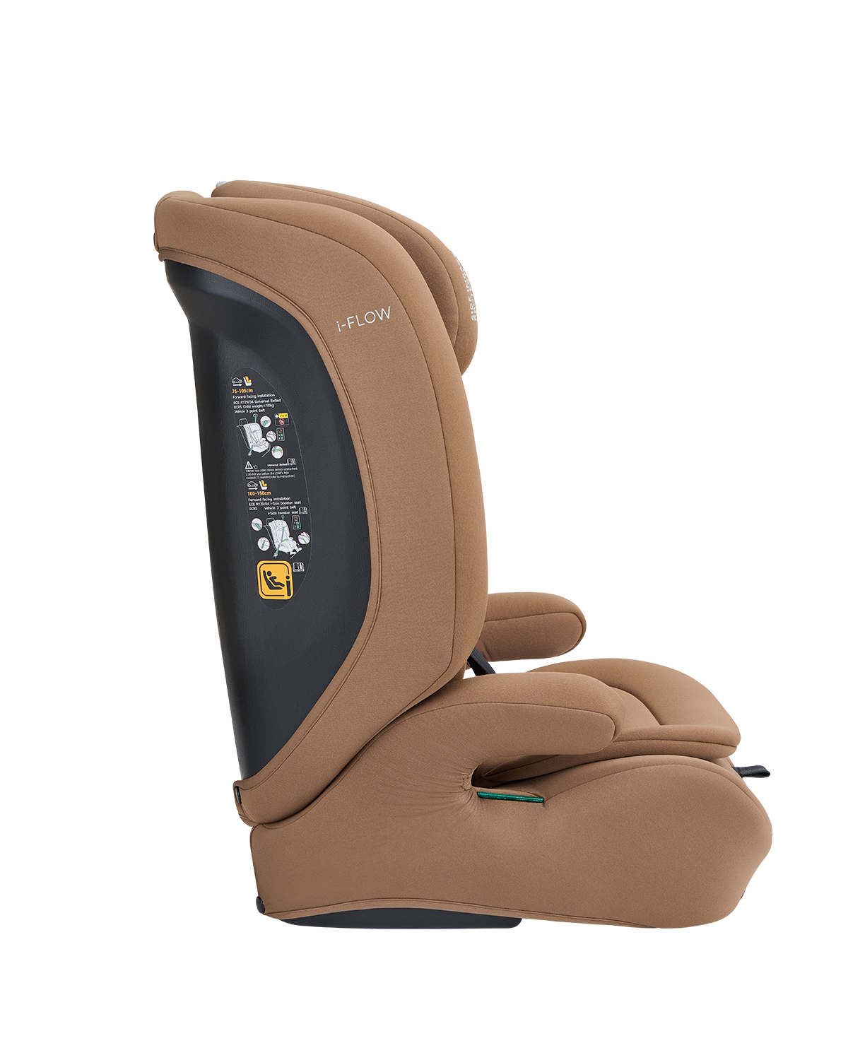 Silla de coche 76-150 cm i-Flow i-SIZE Moka