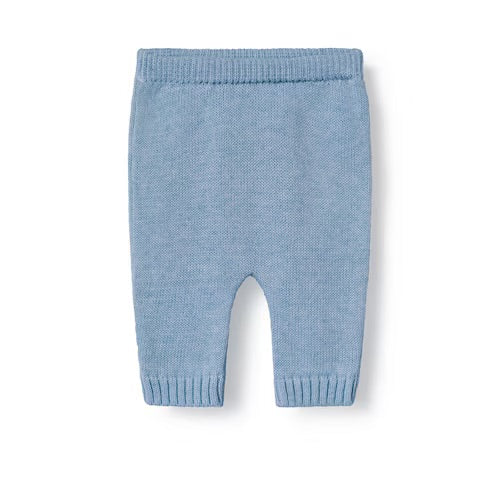 CONJUNTO DE BEBÉ DE RECIÉN NACIDO TRICOT AZUL