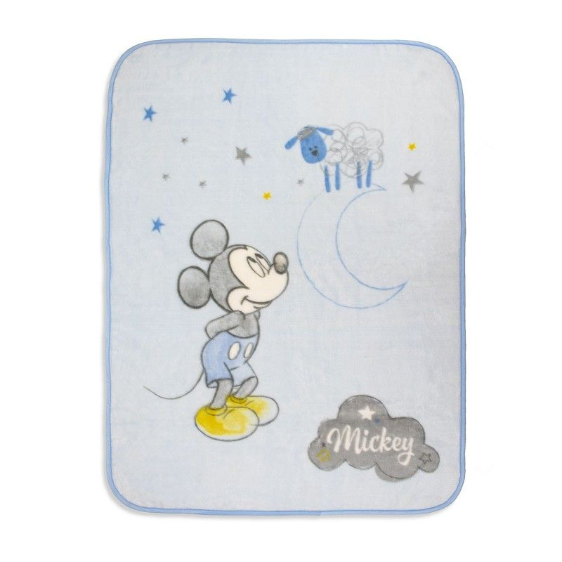 Manta Disney Mickey Mouse Bebé y Niños Azul