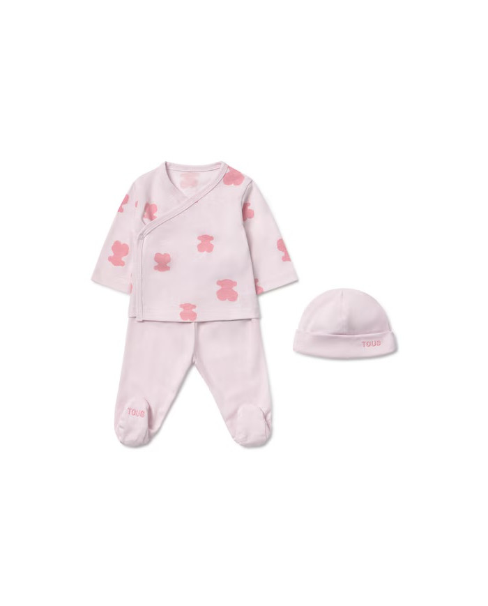 SET BEBÉ PRIMERA PUESTA TOUS ROSA