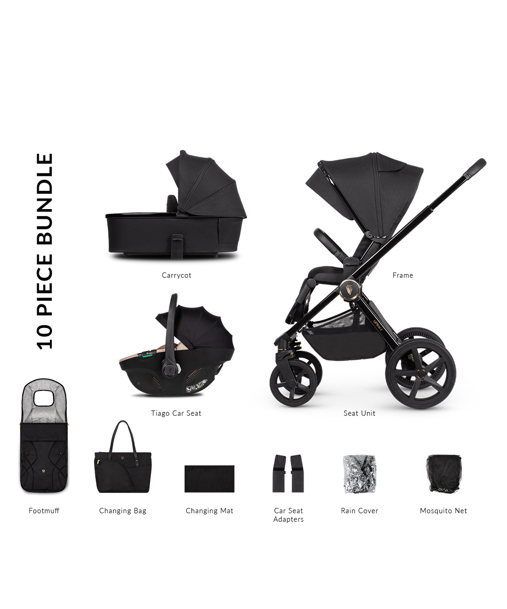 Carro de Bebé Venicci Upline 2 All Black