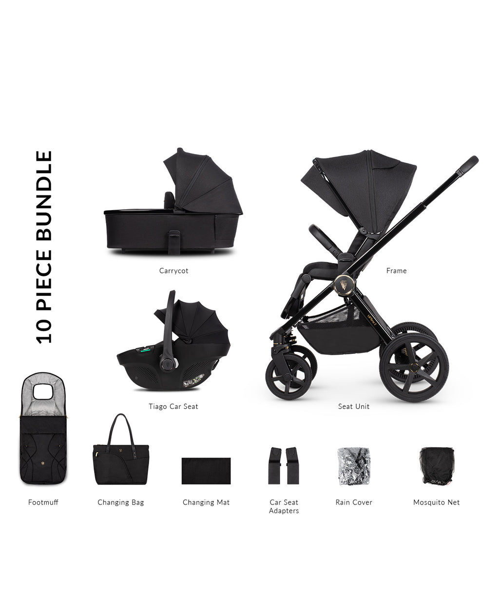 Carro de Bebé Venicci Upline 2 All Black